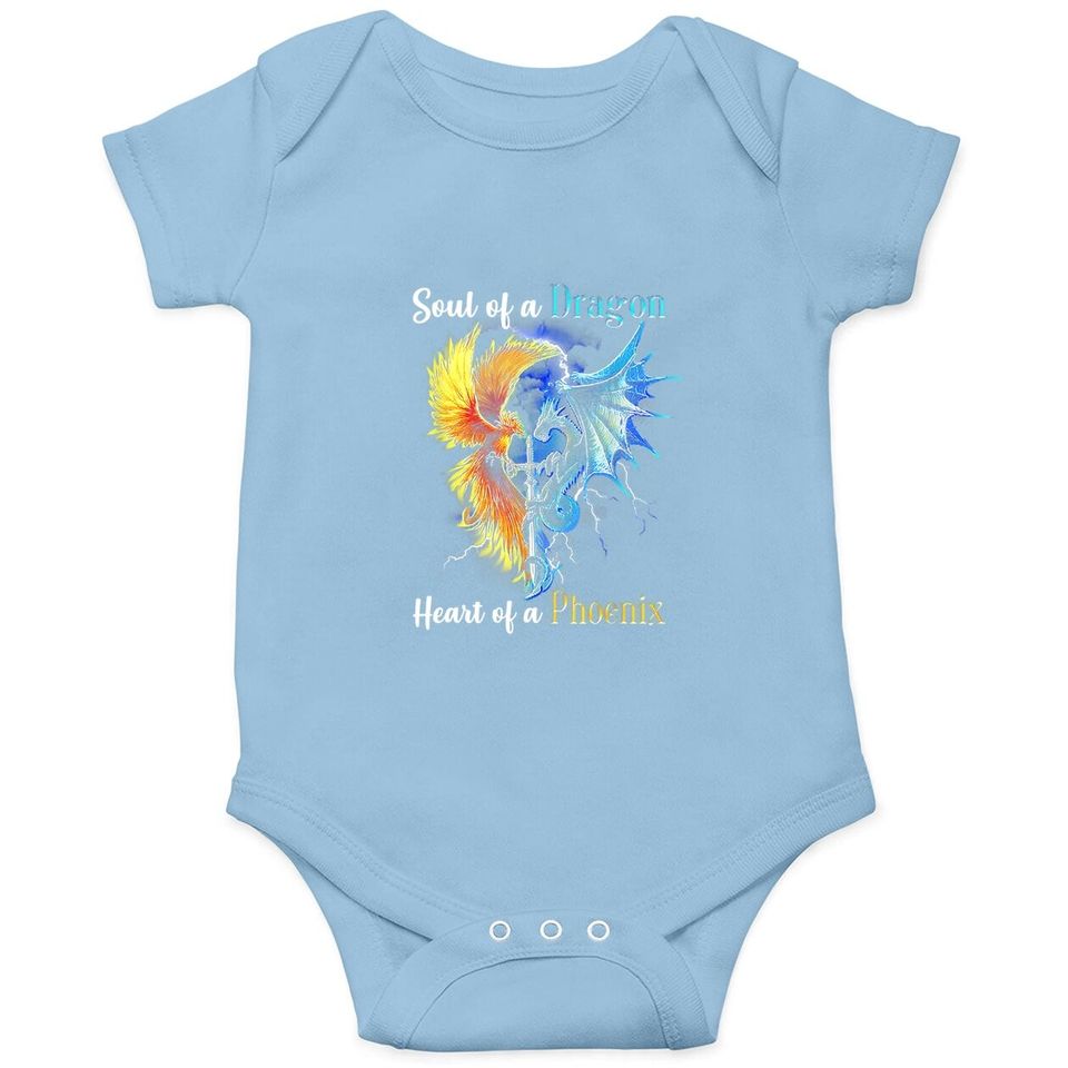 Soul Of A Dragon Heart Of A Phoenix Baby Bodysuit