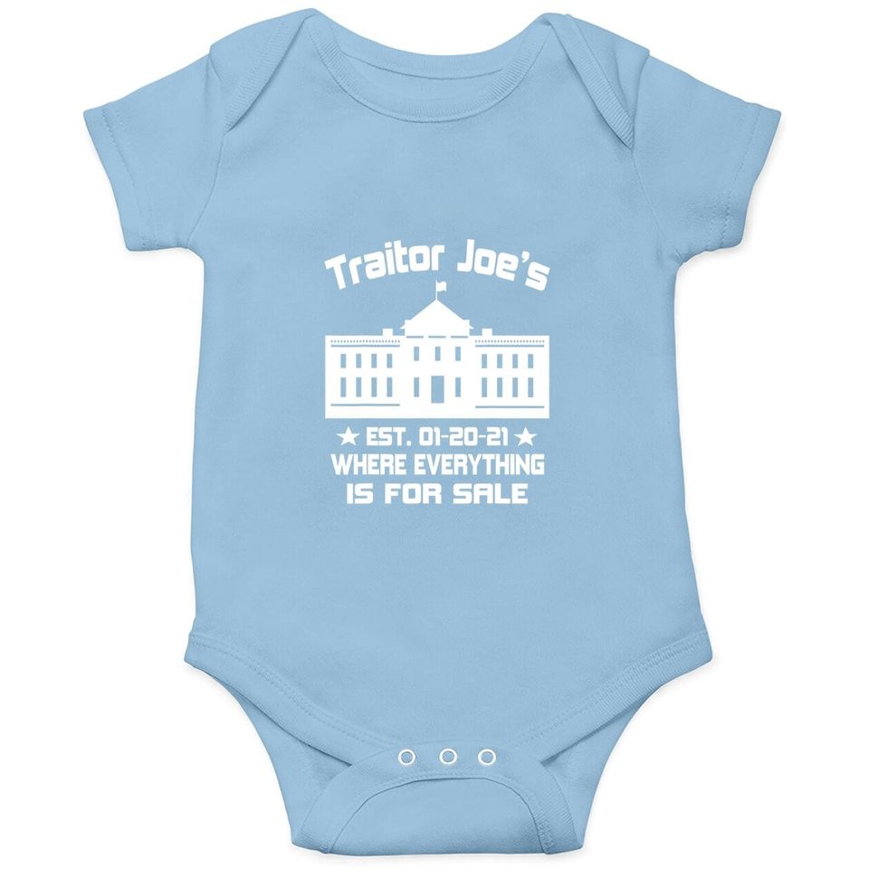 Traitor Joe's Funny Republican Political Baby Bodysuit