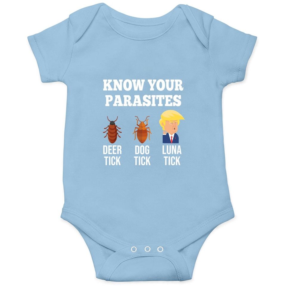 Know Your Parasites Funny Luna Tick Resist Baby Bodysuit