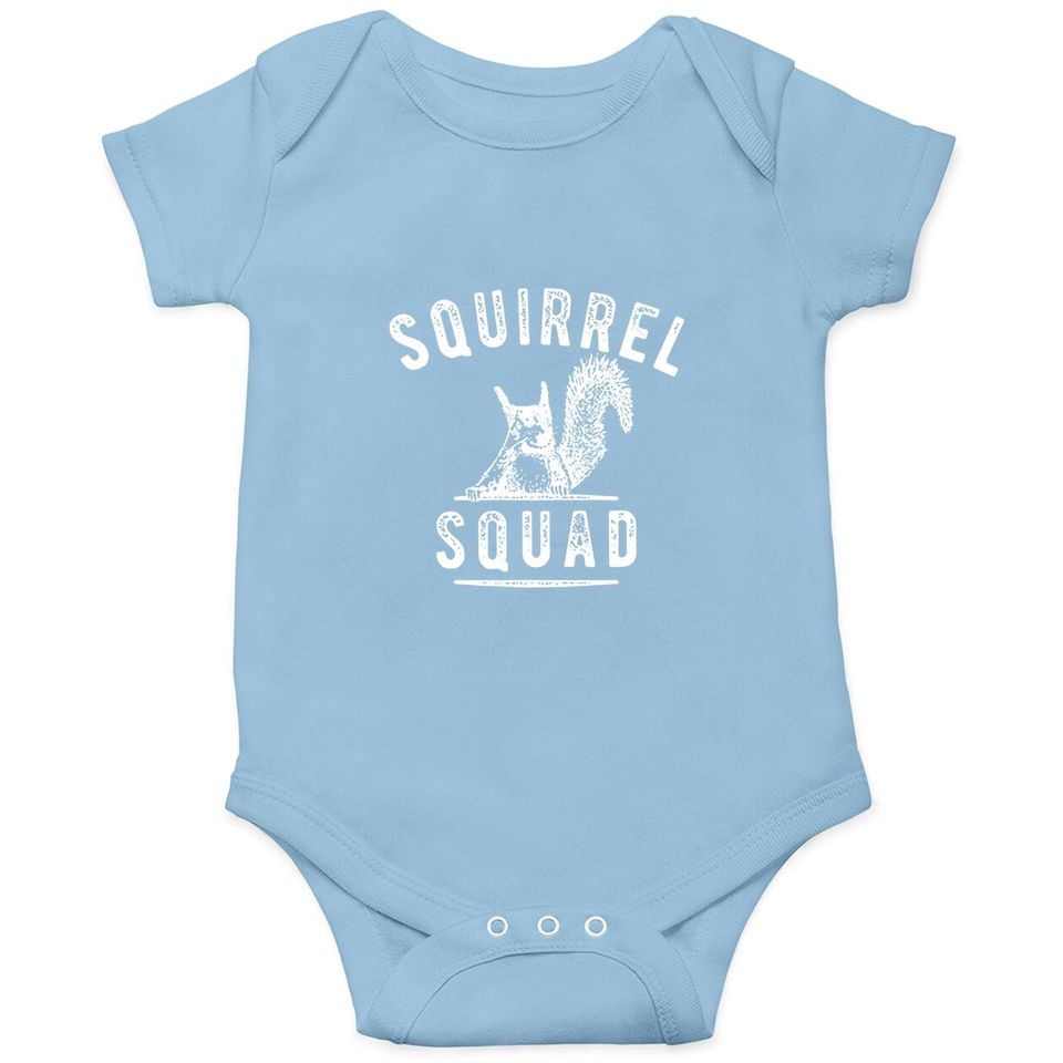 Squirrel Squad Cute Baby Bodysuit