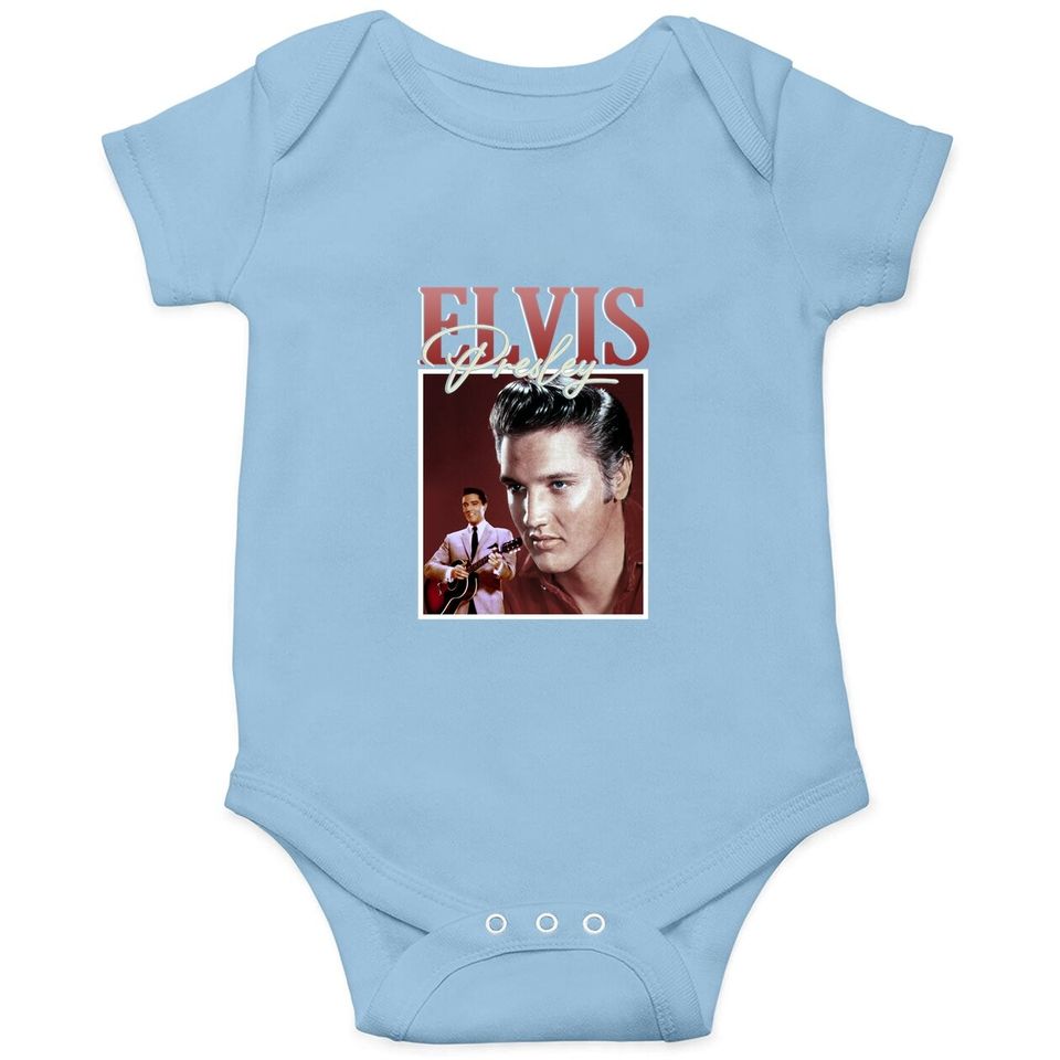 Elvis Presley Vintage Singer Baby Bodysuit