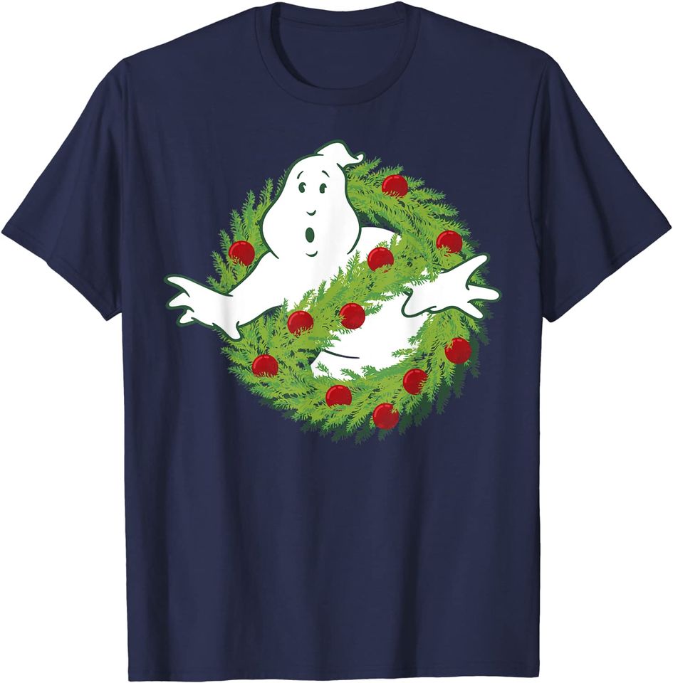 Ghostbusters Classic Logo Christmas T-Shirt