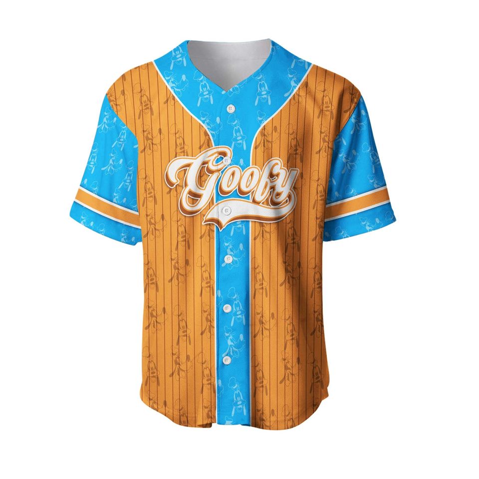 Goofy Disney Personalized Baseball Jersey