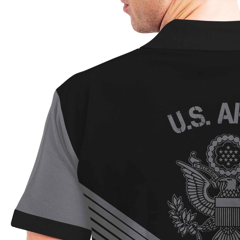 Customized US Military Valor Performance Polo