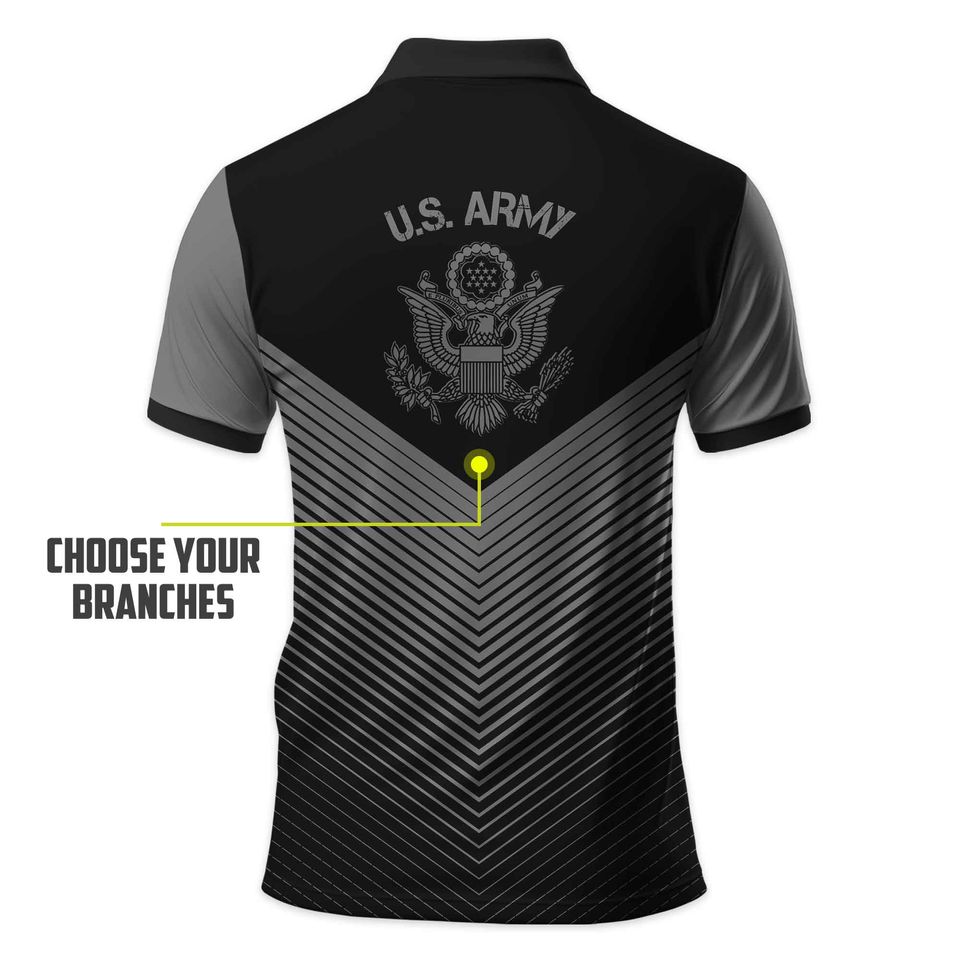 Customized US Military Valor Performance Polo
