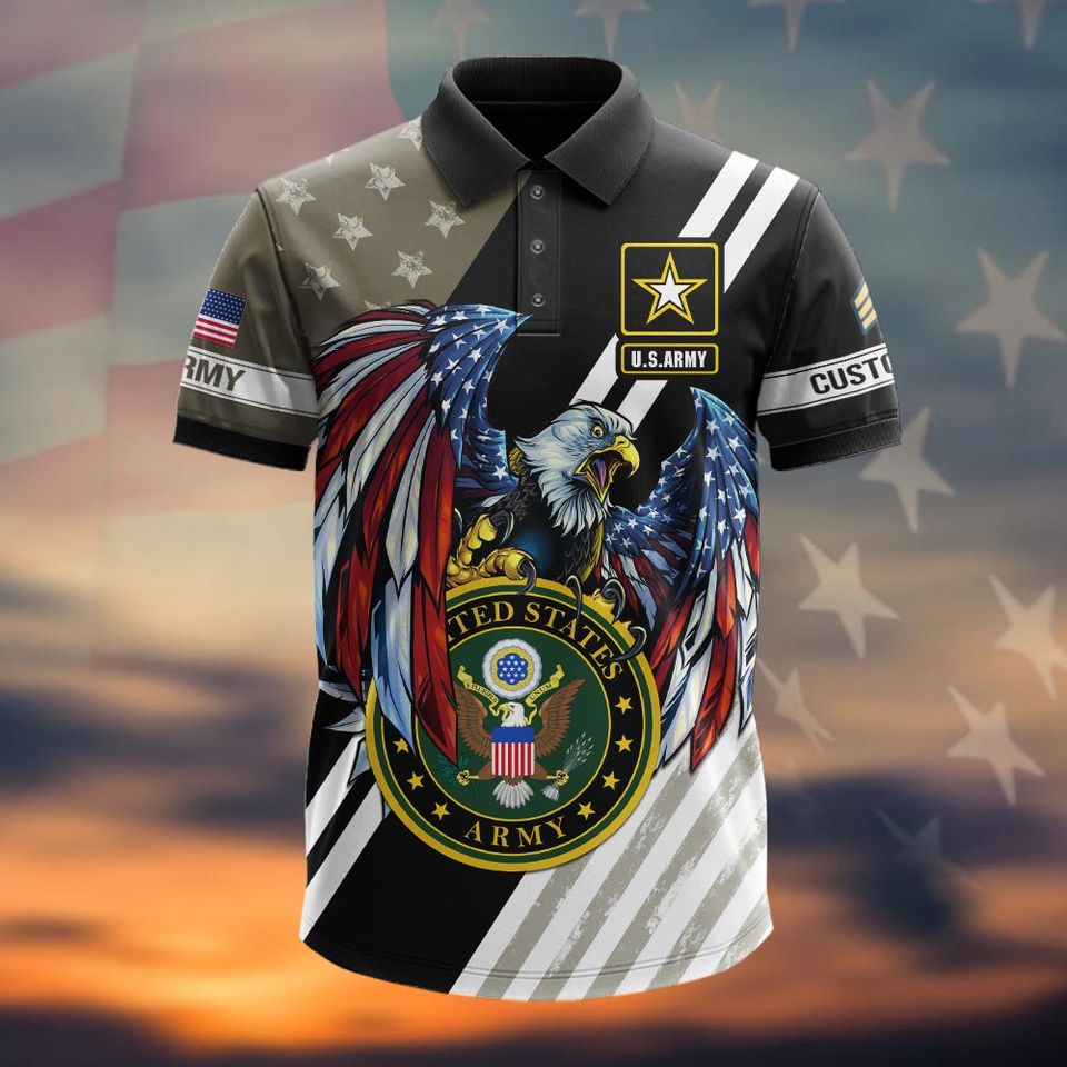 Customized US Military Polo Shirt