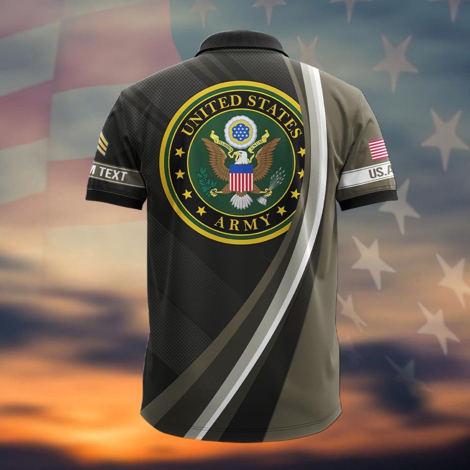 Customized US Military Polo Shirt