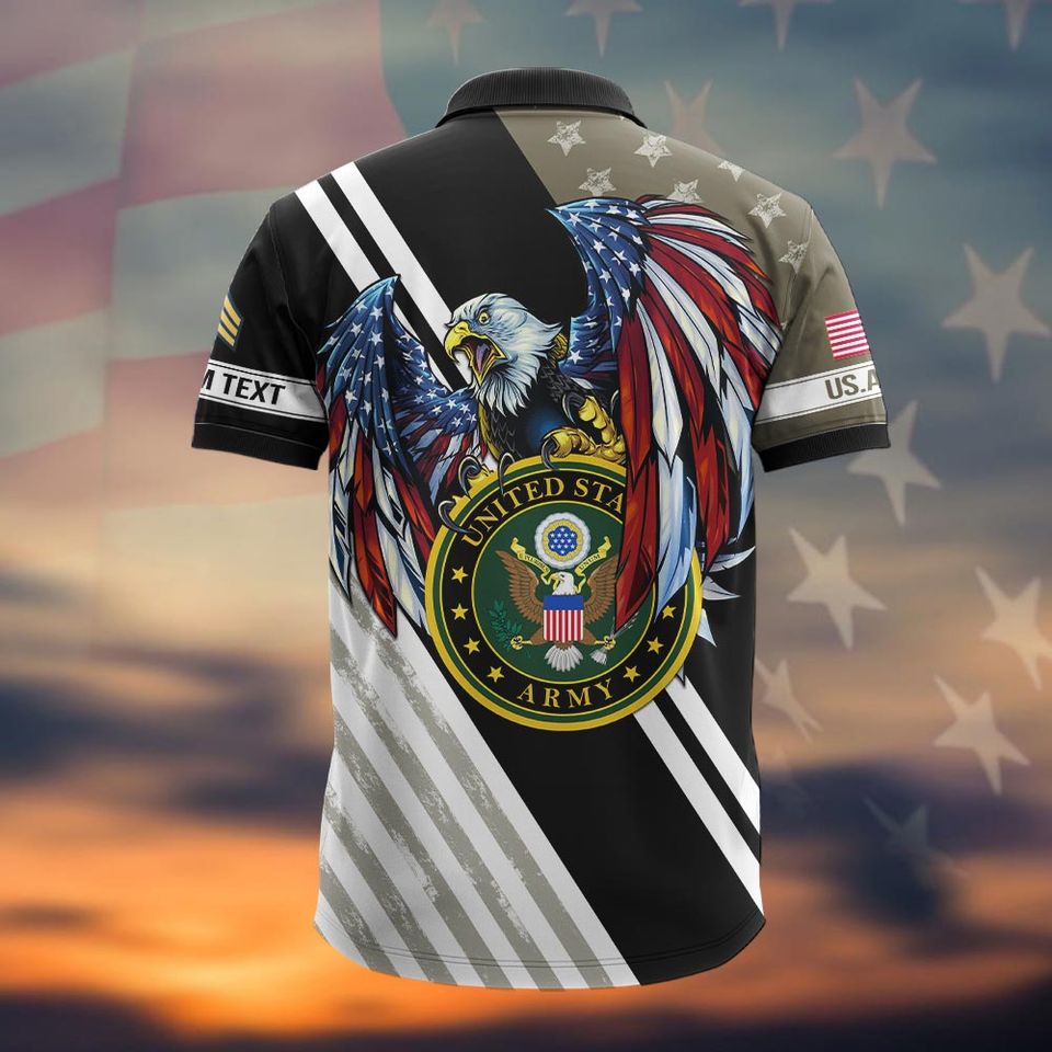 Customized US Military Polo Shirt