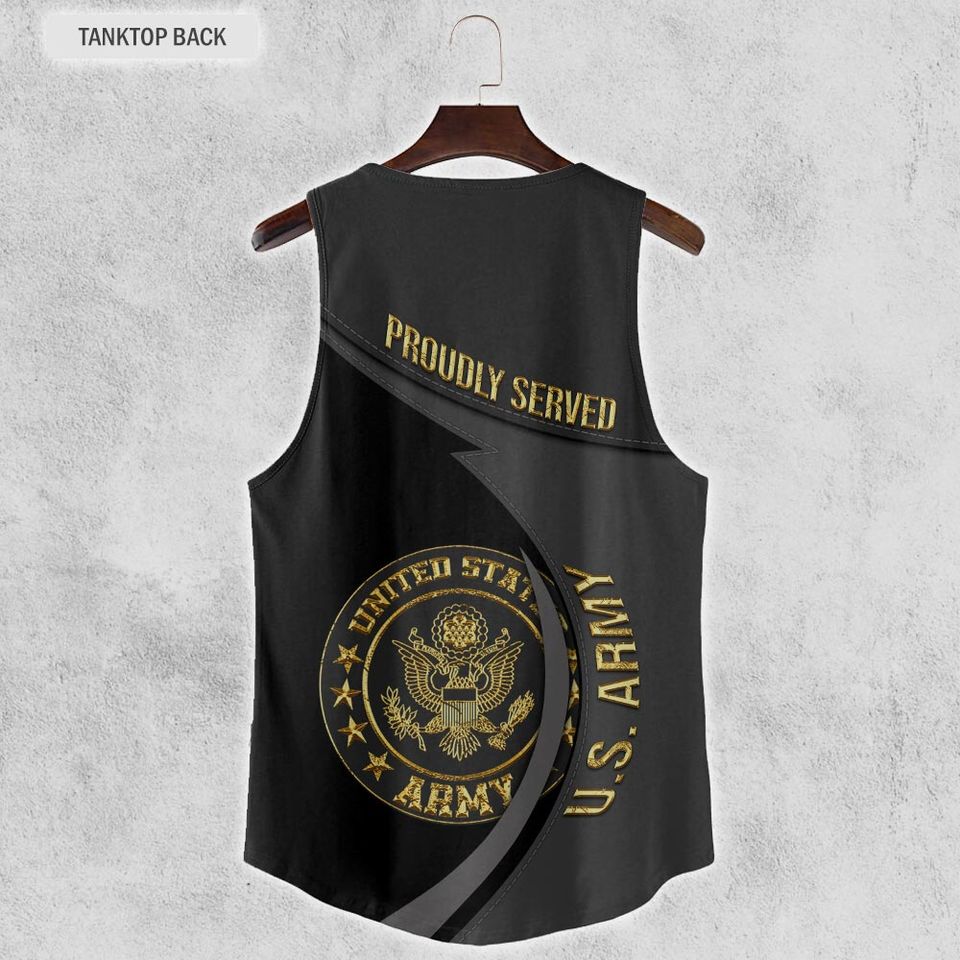 Customized U.S Veteran 3D Tank Top