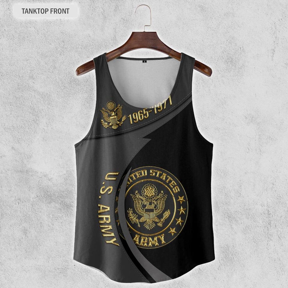 Customized U.S Veteran 3D Tank Top