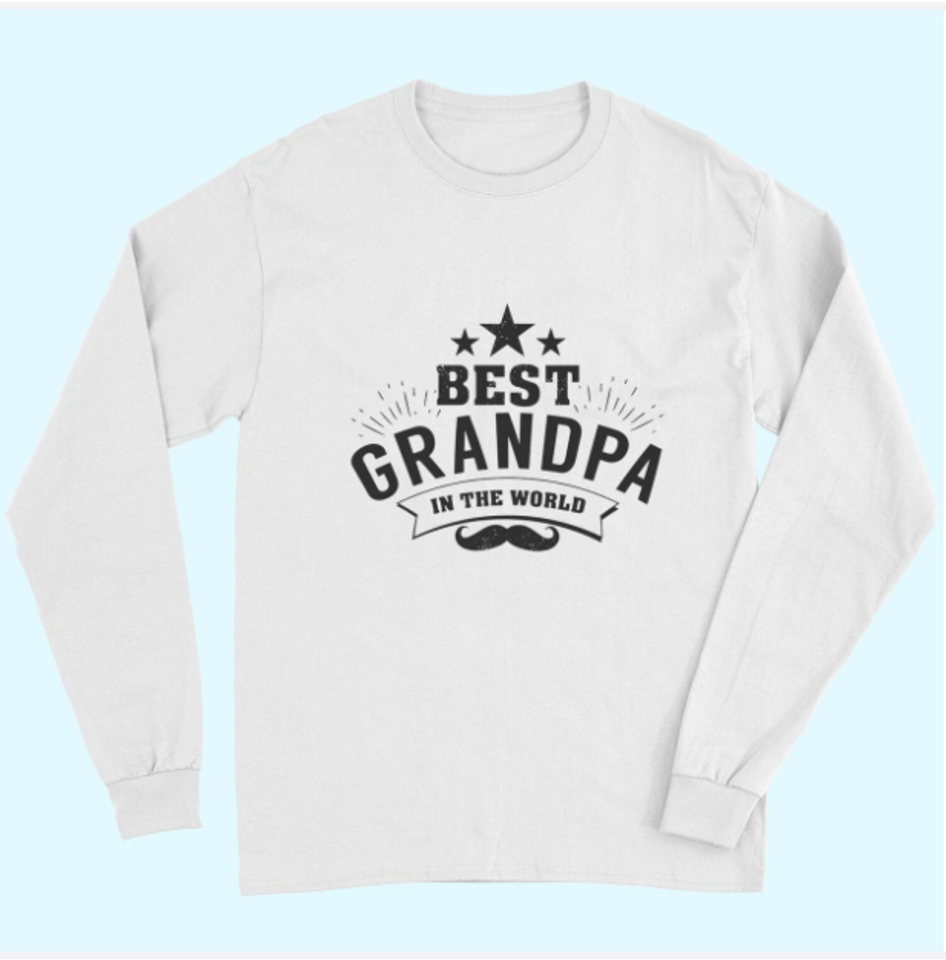 Best Grandpa In The World Long Sleeves