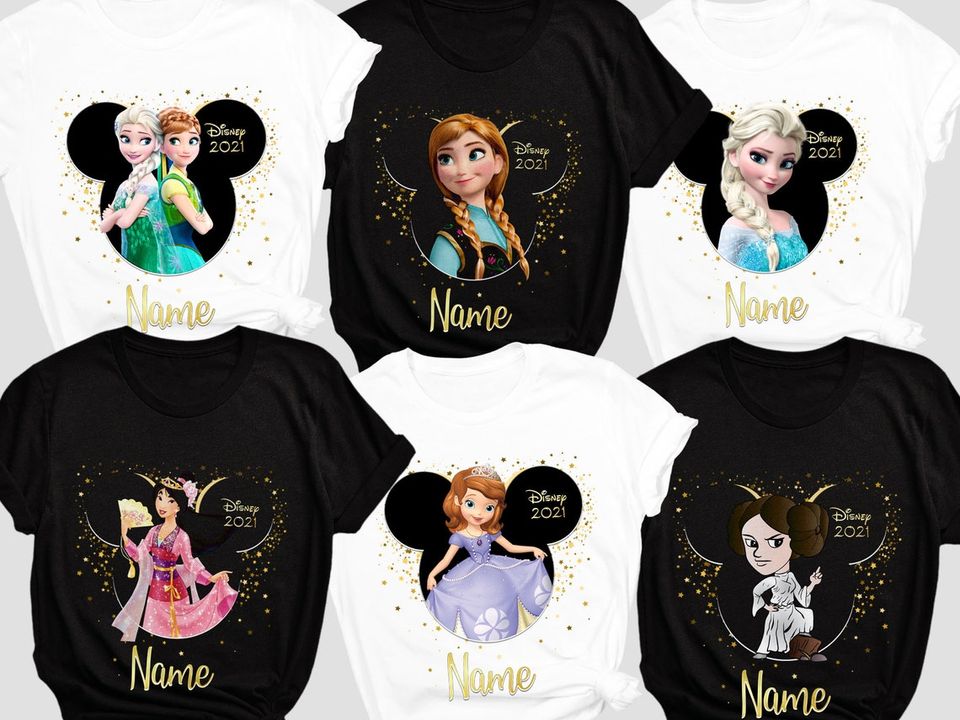 Disney Princess Shirts 2022 Disneyland Princess Shirts Girls Trip CustomT Shirt