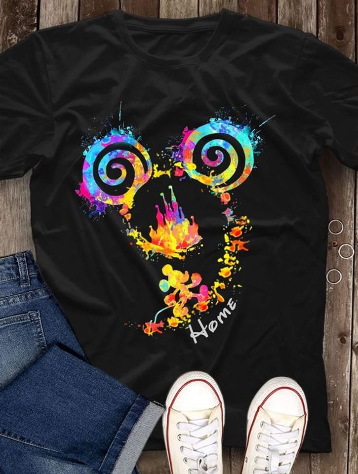 Animal Kingdom Tees Custom Name, Disney 2022 Family Matching Colorful Mickey T Shirt