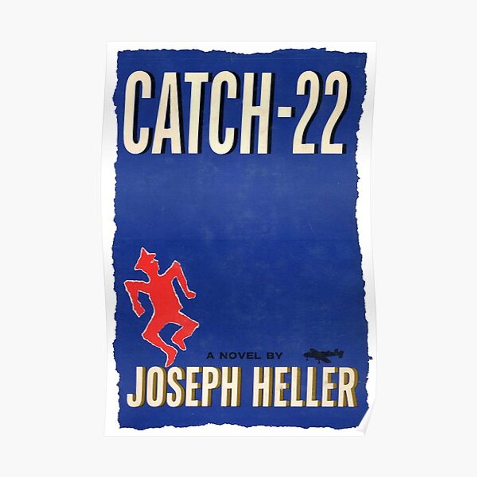 Catch 22 by Joseph Heller - Book Cover Premium Matte Vertical Poster