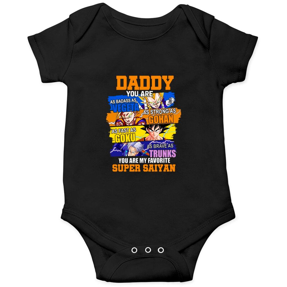 Daddy Super Saiyan Dragon Ball Z Onesies