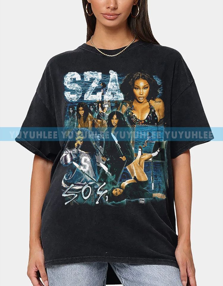 Vintage SZA SOS Shirt, Vintage Sza Good Days Shirt, Sza 90s Shirt