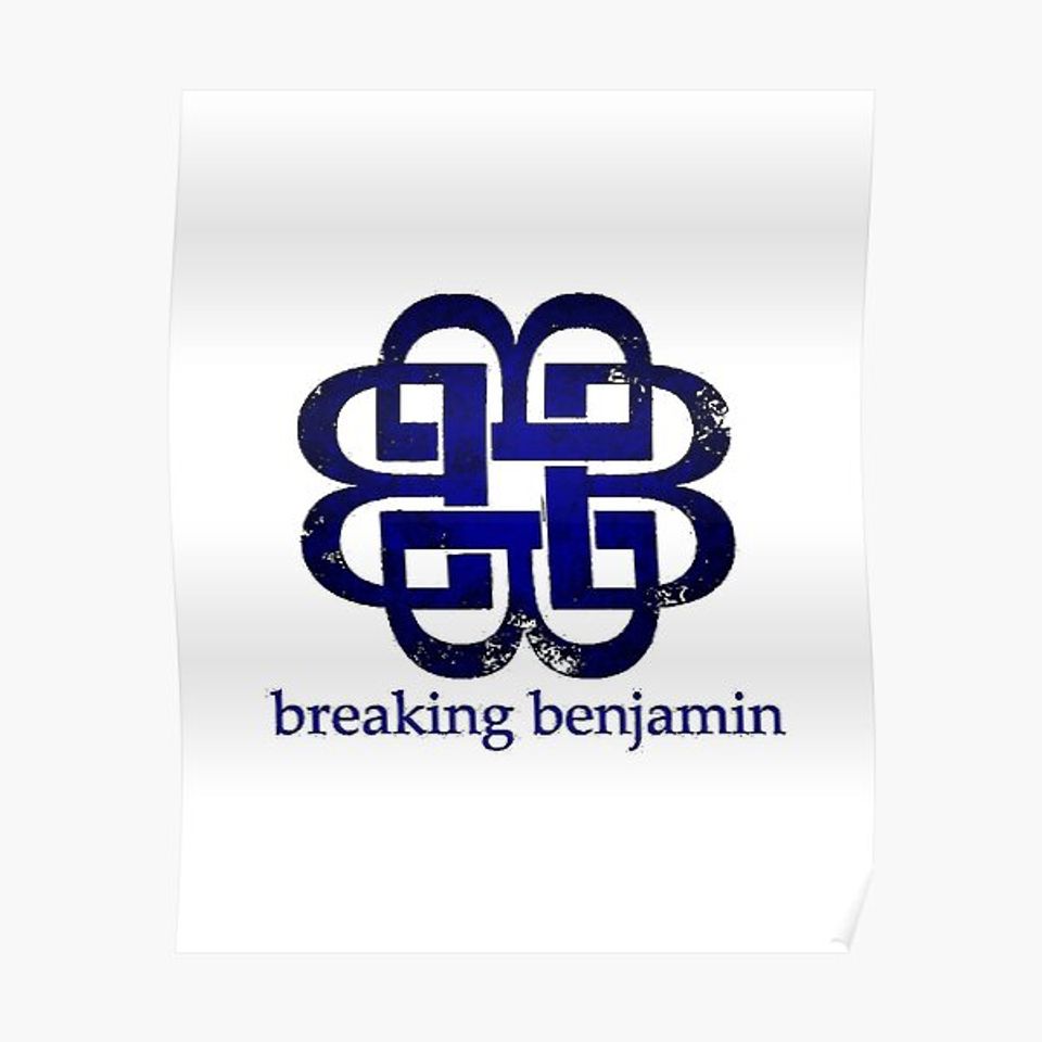 Blue Breaking Benjamin Premium Matte Vertical Poster