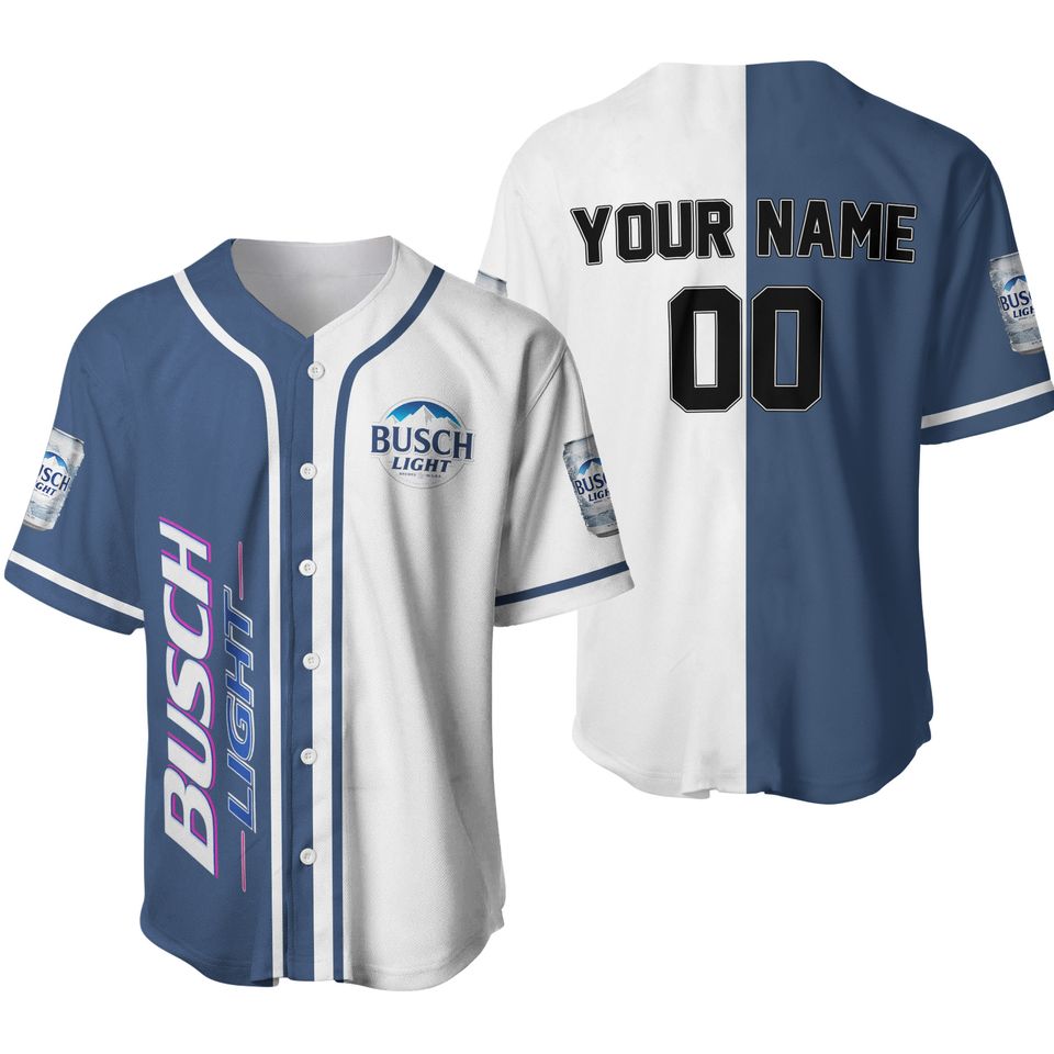 Light Beer custom name & number Baseball Jersey