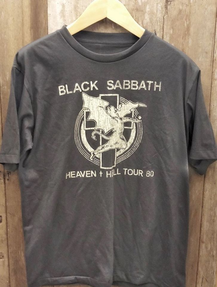 Black Sabbath Heaven Hell Tour 80 T-Shirt ,Black Sabbath  T-Shirt,