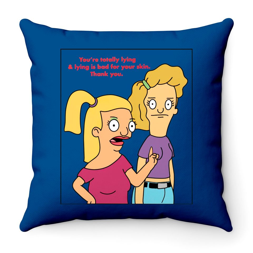 Oh my god-ah. - Bobs Burgers - Throw Pillows