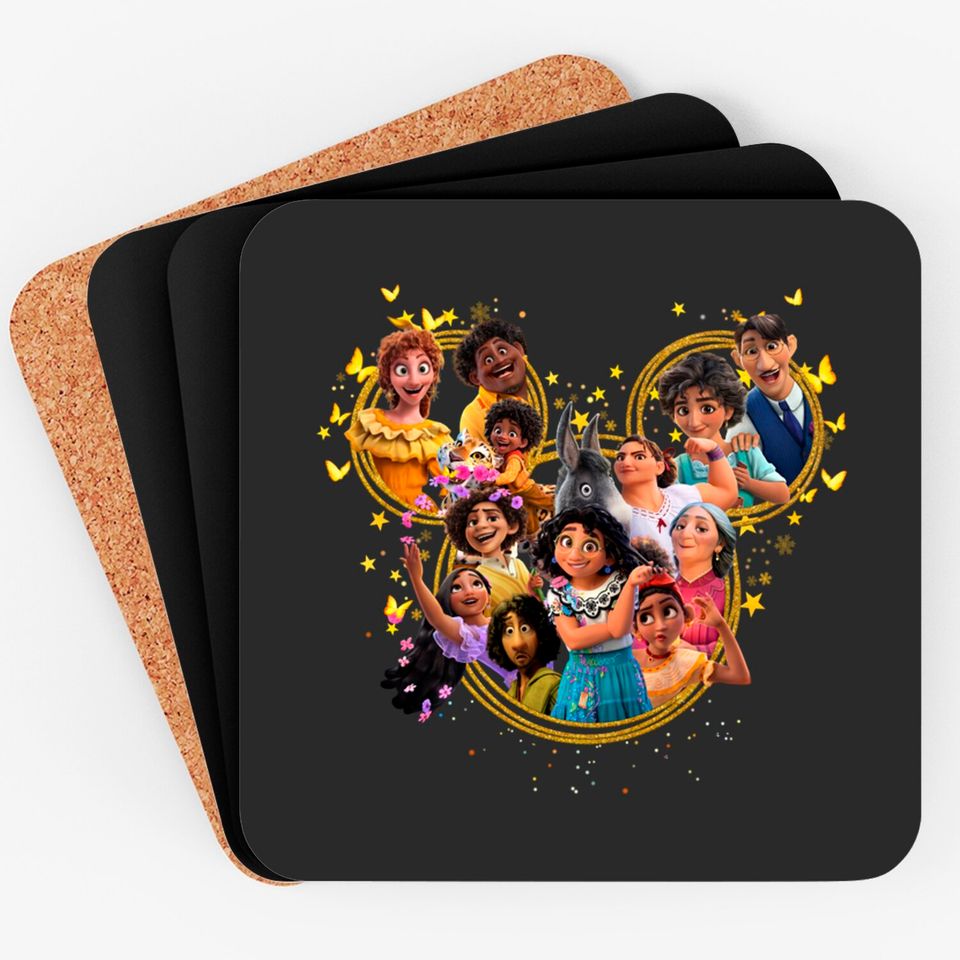 Disney Encanto Coasters, Encanto Characters Coasters