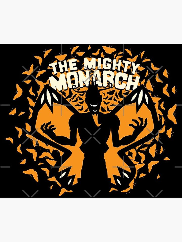 The Mighty Monarch - Venture Bros Team Monarch Shower Curtain
