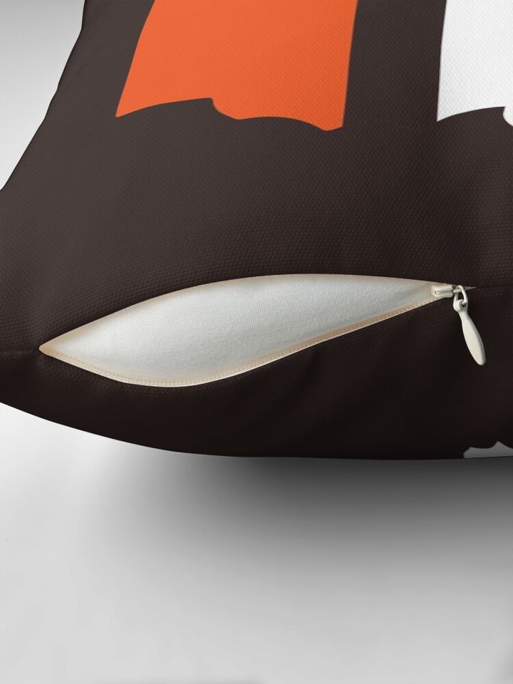 Cleveland Browns Stripe Pillow