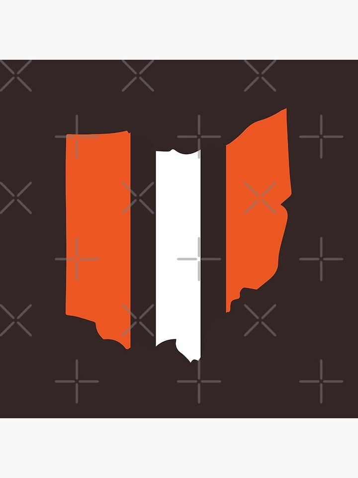 Cleveland Browns Stripe Pillow