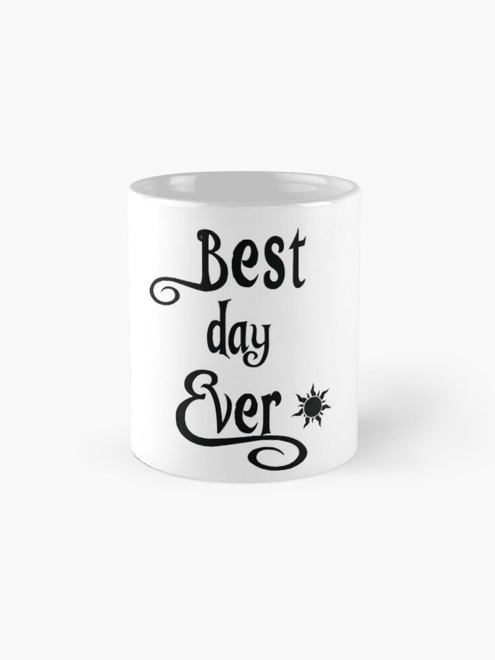 Disney Best Day Ever - Black Version Coffee Mug