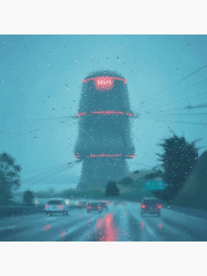 The Electric State / Raindrops Canvas Print