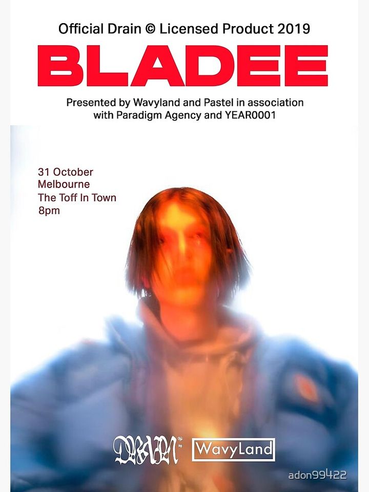 bladee drain gang poster Premium Matte Vertical Poster