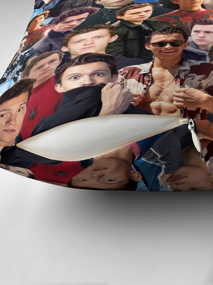 Tom Holland Collage Pillow