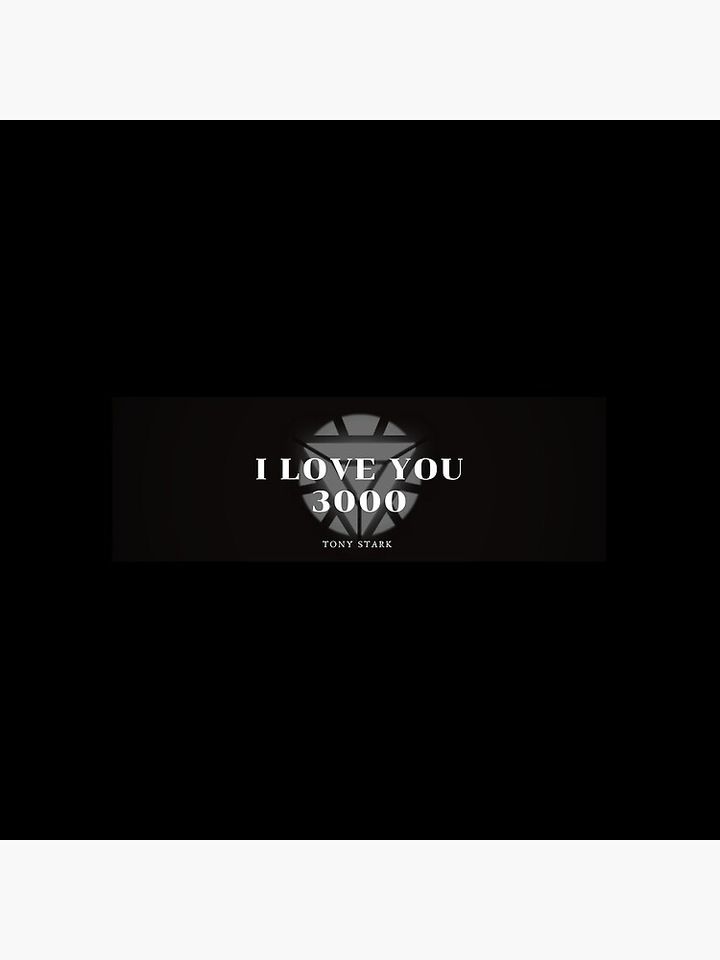 I love you 3000 Tony Stark Pillow
