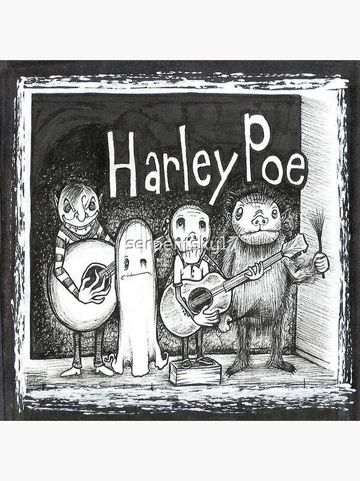 Harley Poe Folk Punk Premium Matte Vertical Poster