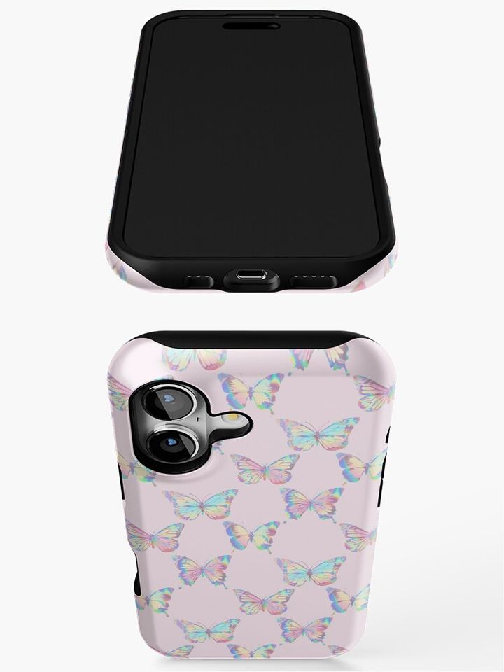 Holographic Butterfly Pattern 3 iPhone Case