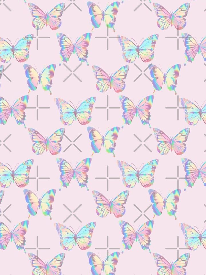 Holographic Butterfly Pattern 3 iPhone Case