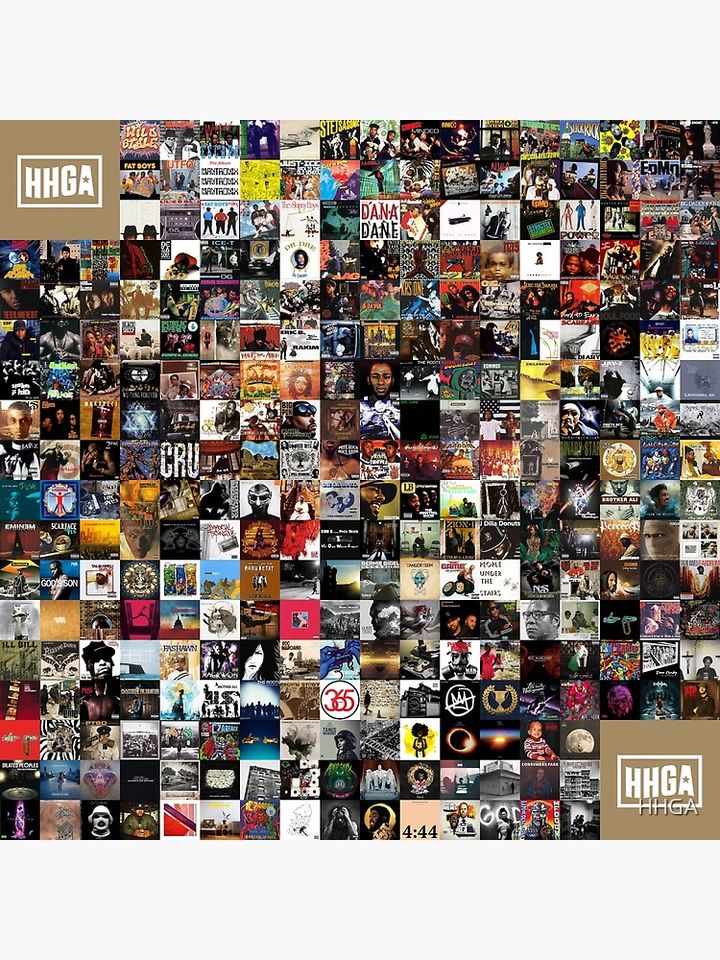 Greatest Hip Hop Albums 1986 - 2018 Premium Matte Vertical Poster