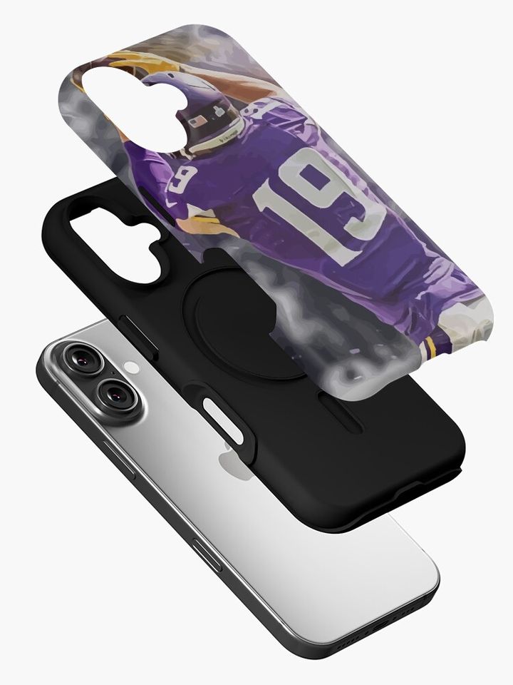 Adam Thielen Minnesota Vikings Illustration  iPhone Case