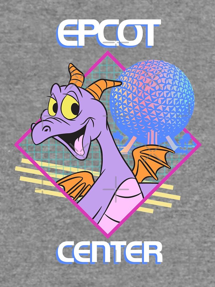 80's Pastel Figment Lightweight Sweatshirt