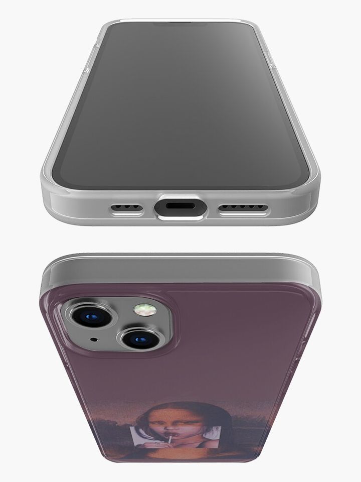 Mona Lisa Sucking Lollipop iPhone Case