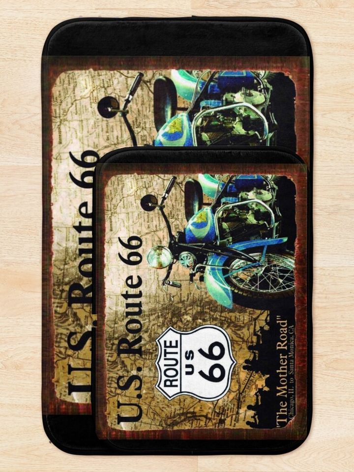 U.S ROUTE 66 Bath Mat