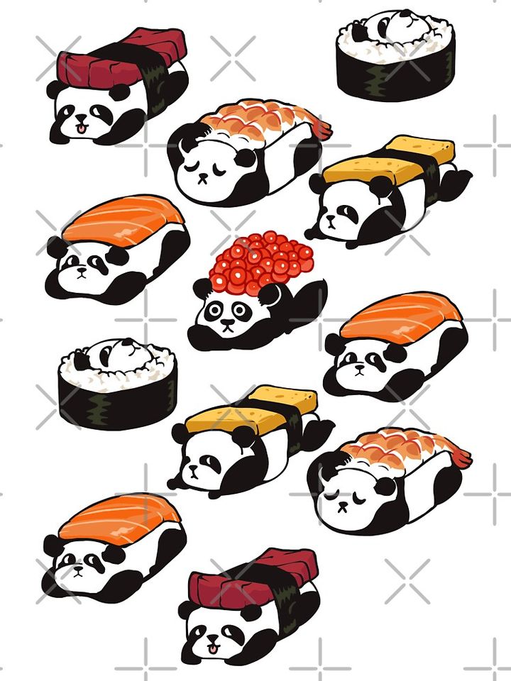 Sushi Panda Kids T-Shirt
