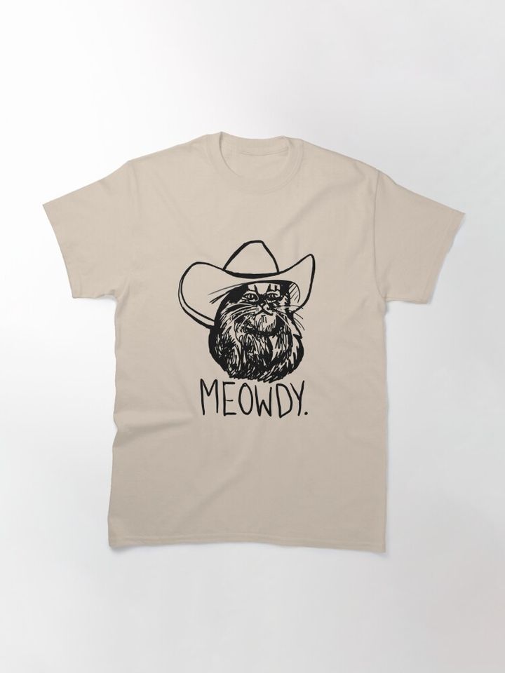 Meowdy Texas Cat Meme Classic T-Shirt