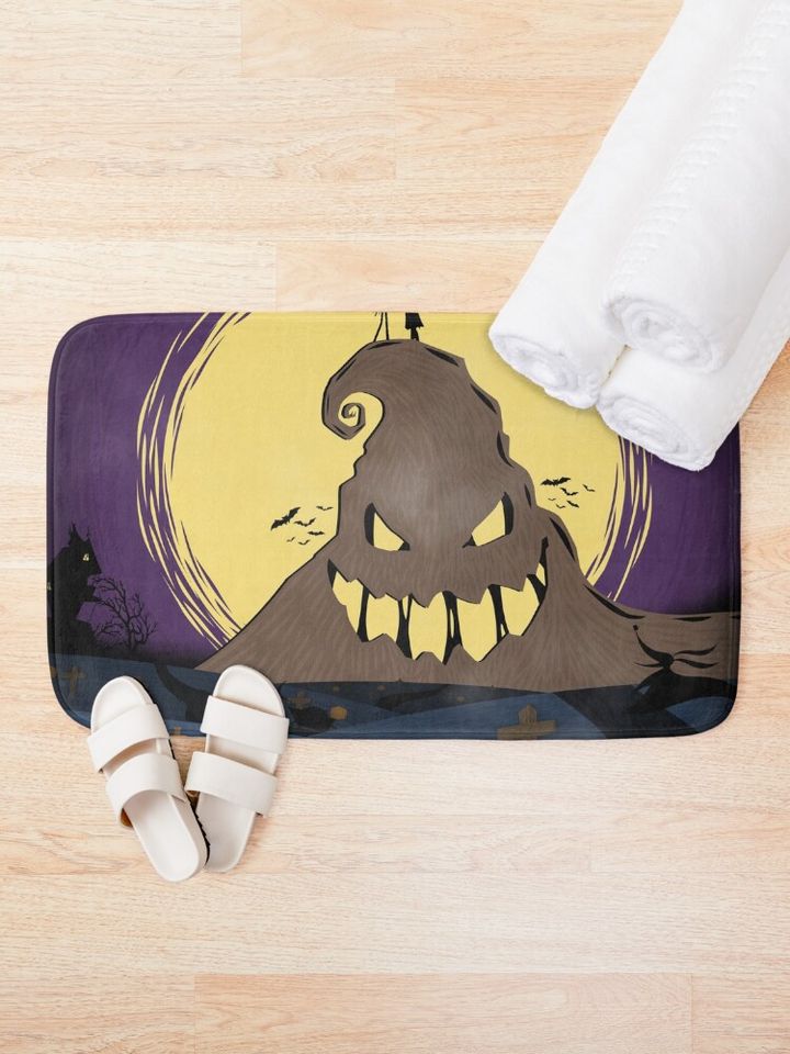 Nightmare Before Christmas Bath Mat