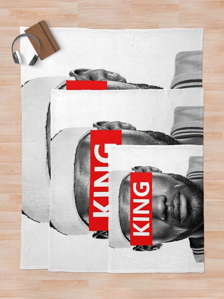 LeBron James - King Lebron James "23" Soft Throw Blanket, Comfortable Blanket for Men, Women, Kids