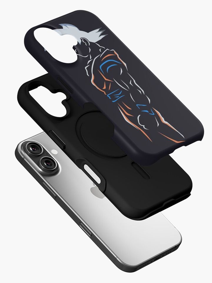 Goku outline iPhone Case