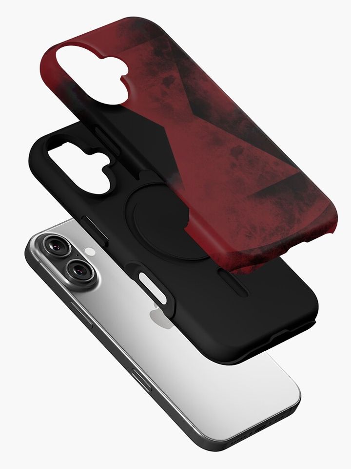 BW Grunge iPhone Case