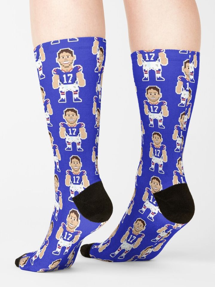 8Bit Athletes: J. Allen Socks, Gift For Fan