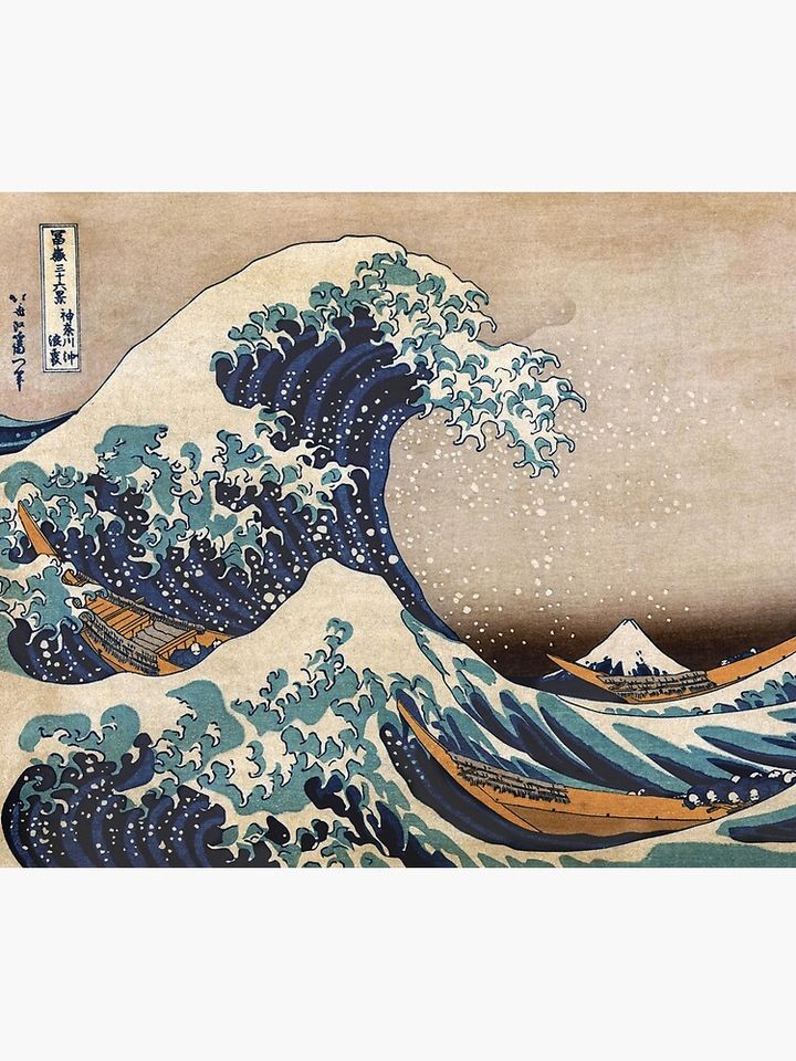 The Great Wave off Kanagawa Tapestry