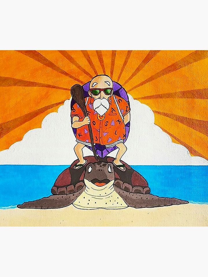 Master Roshi Throw Blanket, Gift for Fan, for All Age